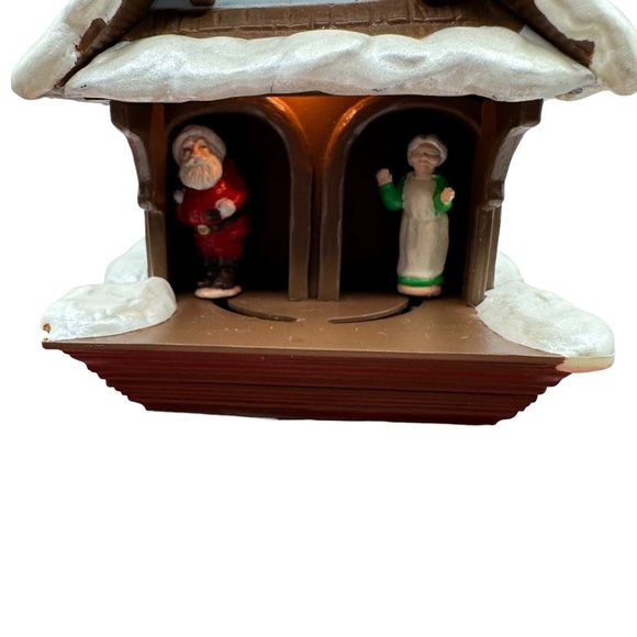 Hallmark Keepsake Magic Ornament Light Motion Mr Mrs Santa Claus Hug Christmas - Picture 8 of 14